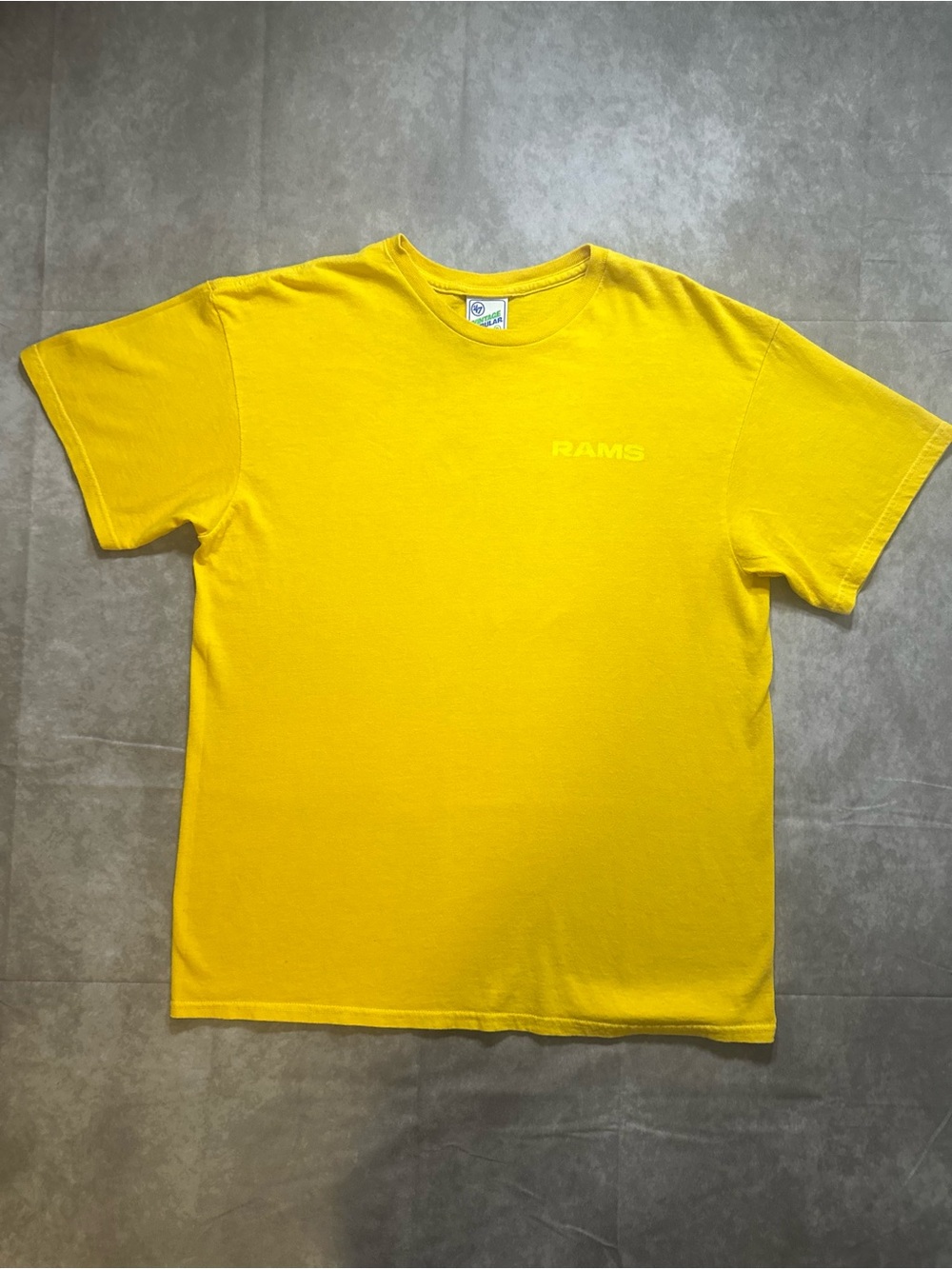 Vintage Los Angeles Rams T-shirt Men’s Yellow